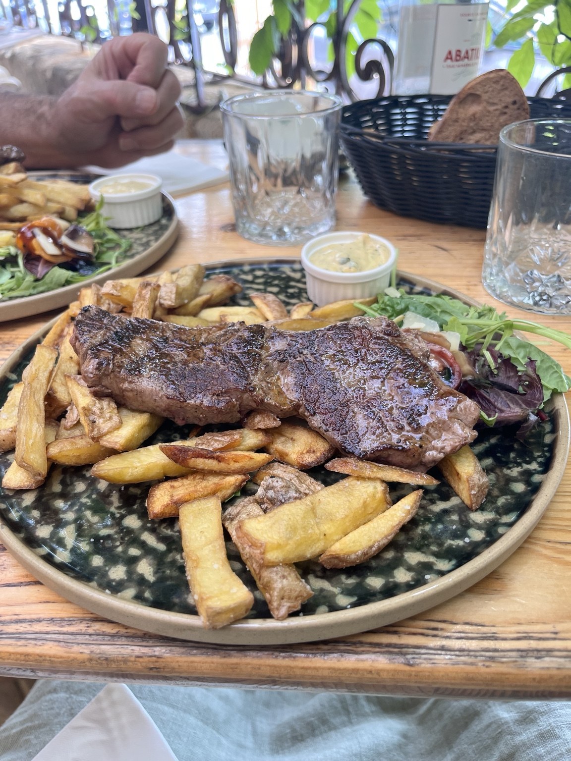 A very generous plate of food
